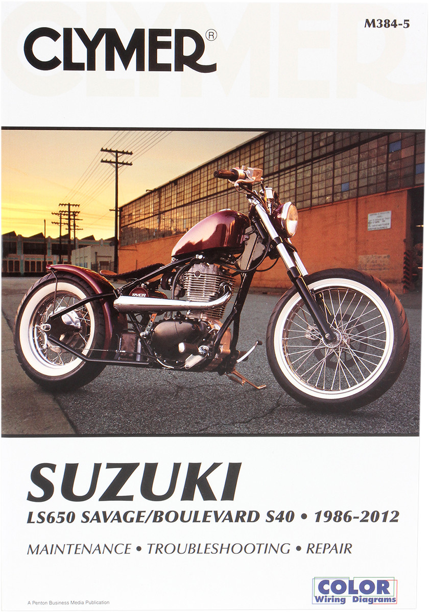 CLYMER Motorcycle Repair Manual — Suzuki