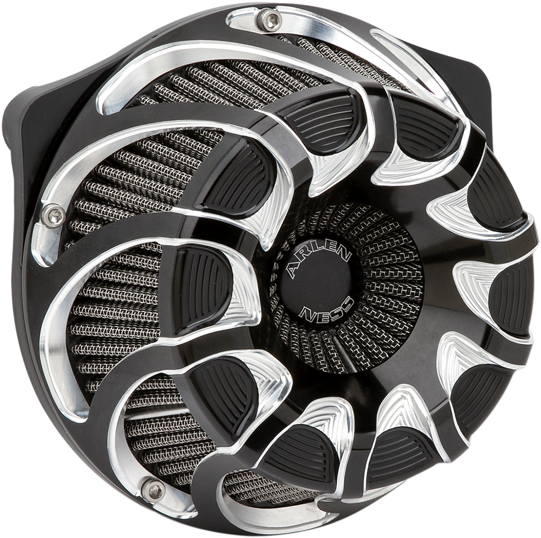 Arlen ness Inverted Series Air Cleaner Kit - Black Harley Davidson