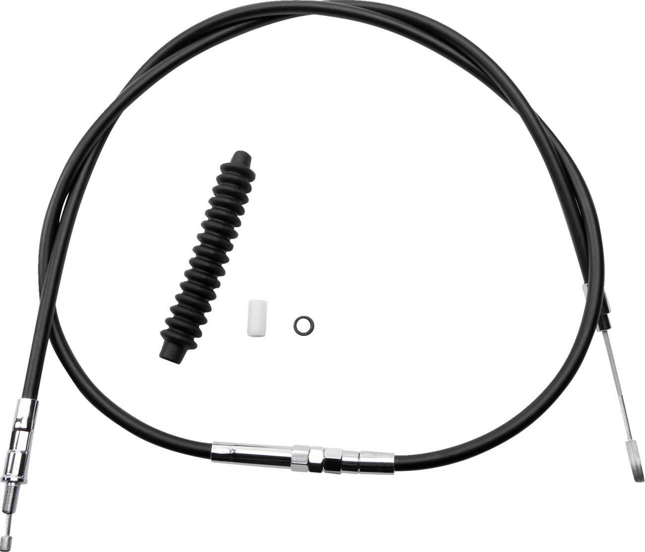Drag Specialties High-Efficiency Black Vinyl Clutch Cable