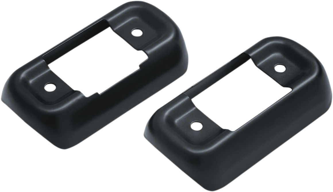Kuryakyn 7367 Black Exhaust Muffler Bracket Covers for 9518 Harley