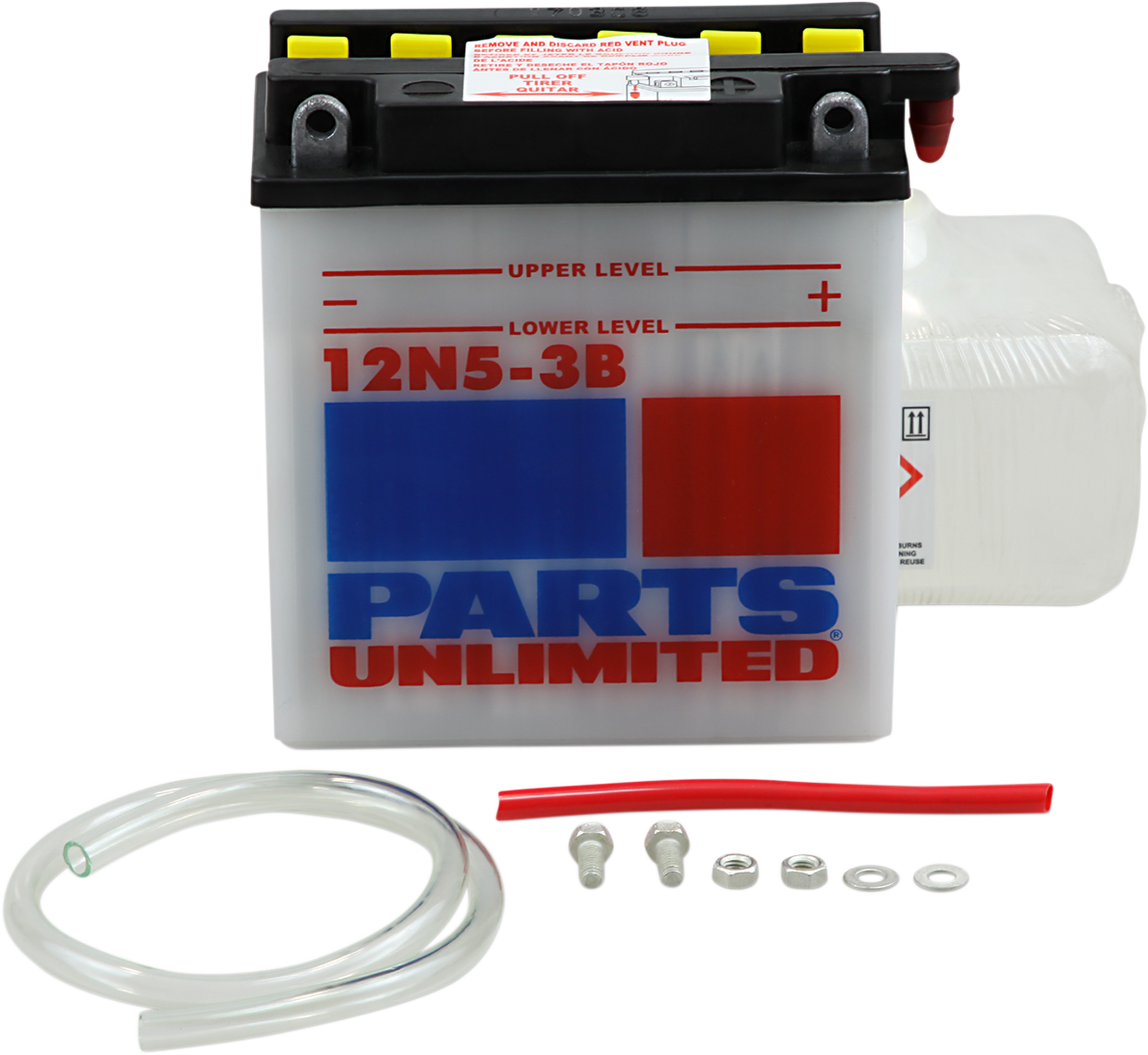 Parts unlimited Battery - 12N14-3A Aprilia/Ducati/Kawasaki/Yamaha/Arctic Cat/Honda/Triumph/Moto Guzzi