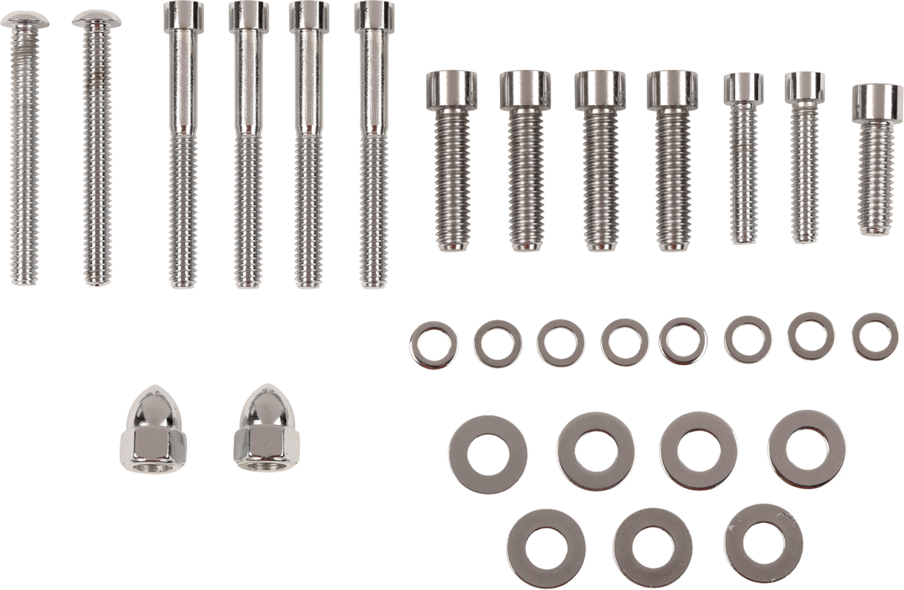 Drag Specialties Transmission End Cover and Bearing Support Plate Bolt Set