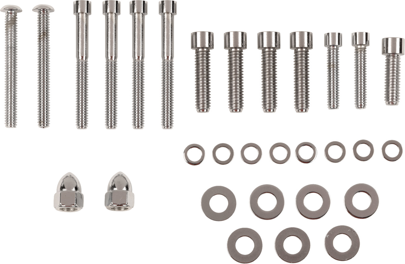 Drag Specialties Transmission End Cover and Bearing Support Plate Bolt Set