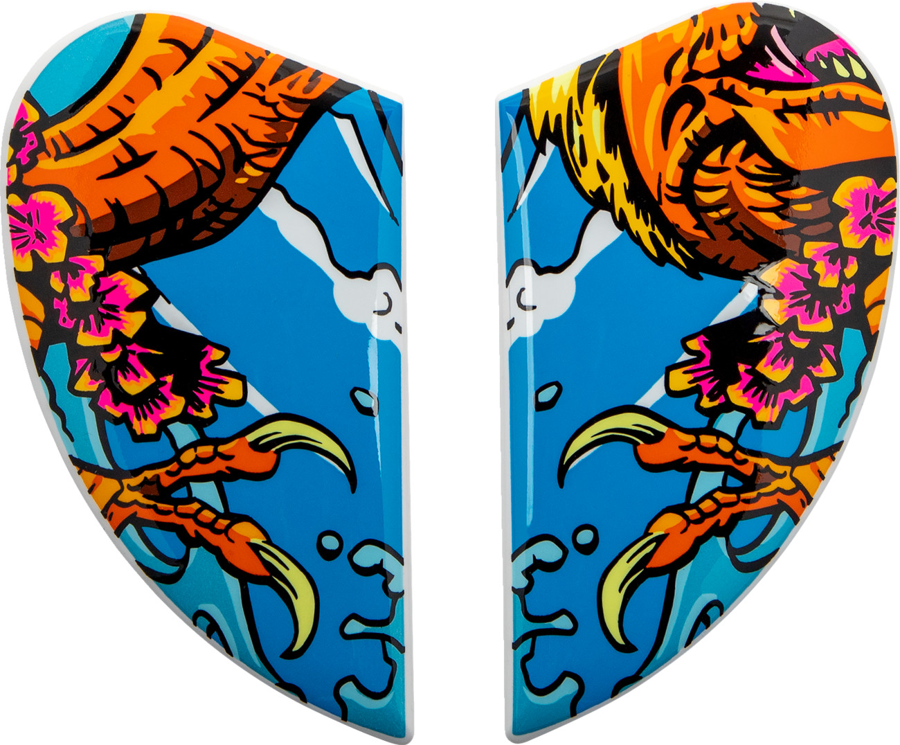 ICON Airform™ Helmet Side Plates — Dino Fury