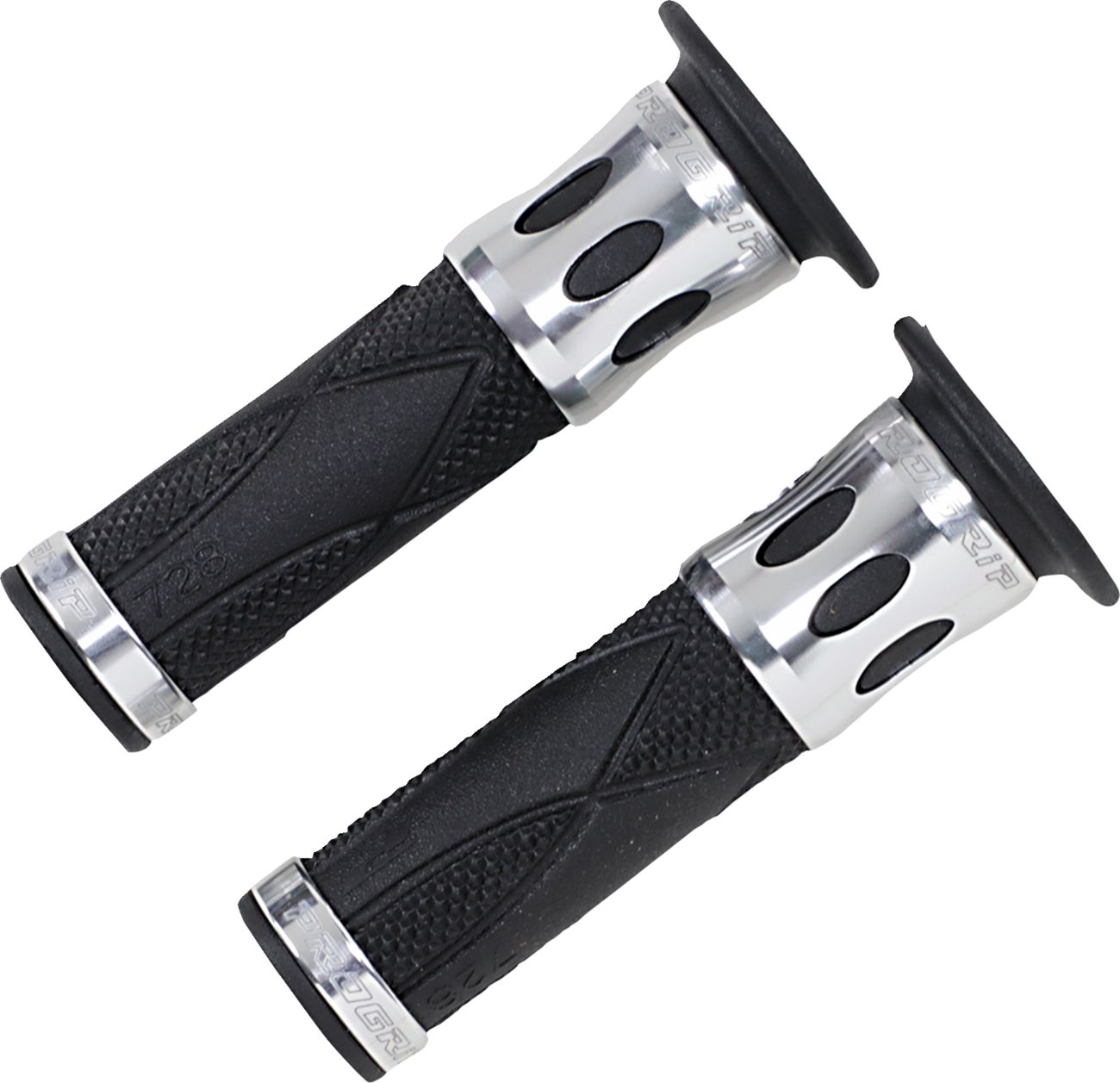 Pro grip 728 Superbike Grips - Open Ends - Silver