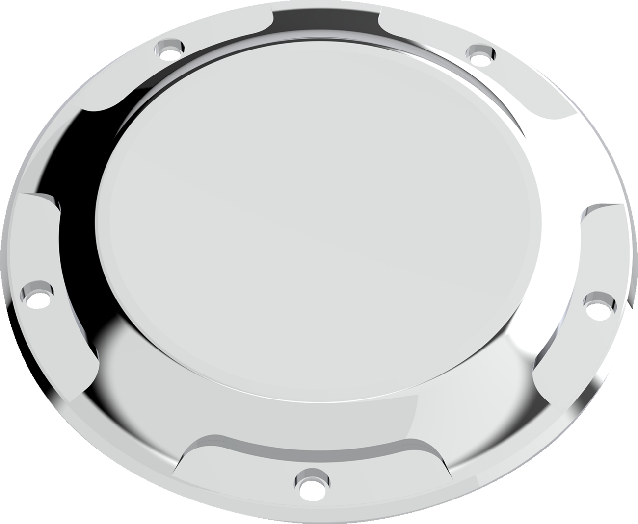 La choppers County Line Derby Cover Derby Cover - M8 FL - Chrome Harley Davidson