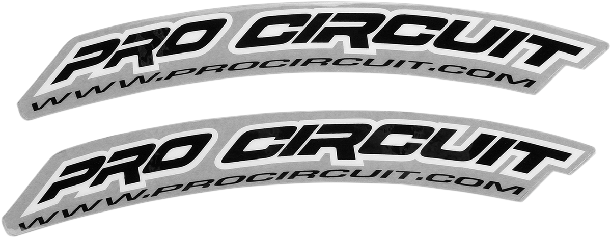 PRO CIRCUIT Fender Stickers
