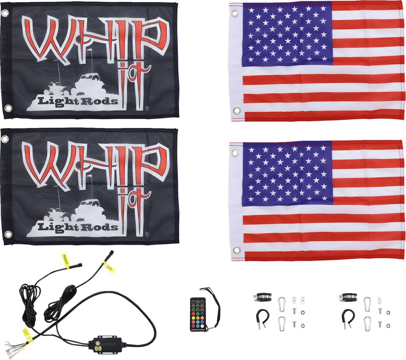 WHIPITLIGHTRODS RGB Light Rod with Magnetic Base/Spring