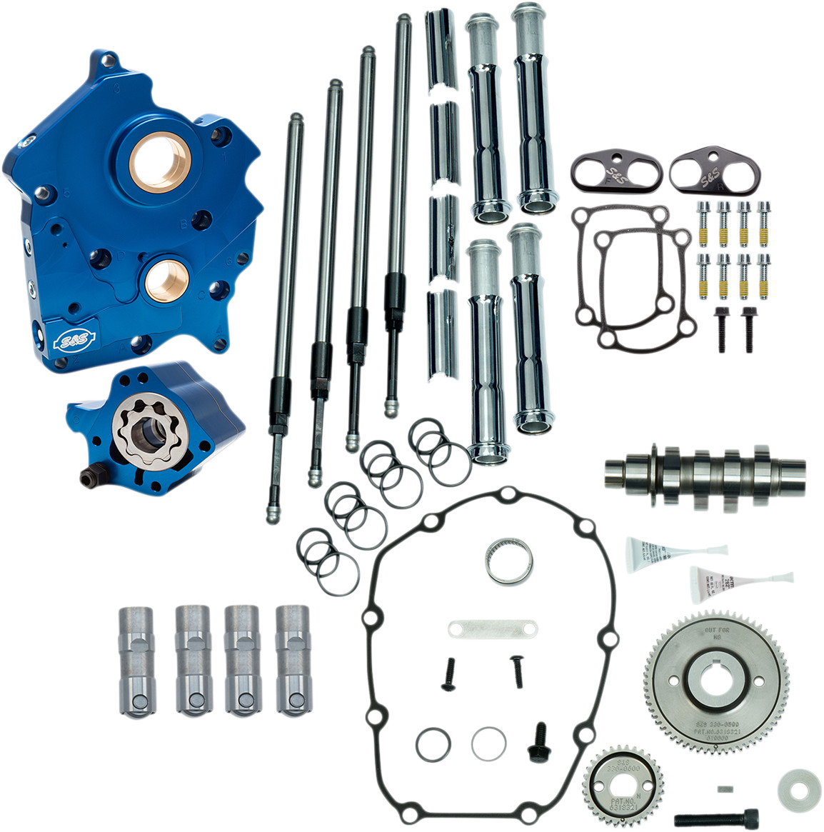 S&S Cycle 465 Cam Chest Kit For Harley Oil Cooled Milwaukee-Eight 2017-2026