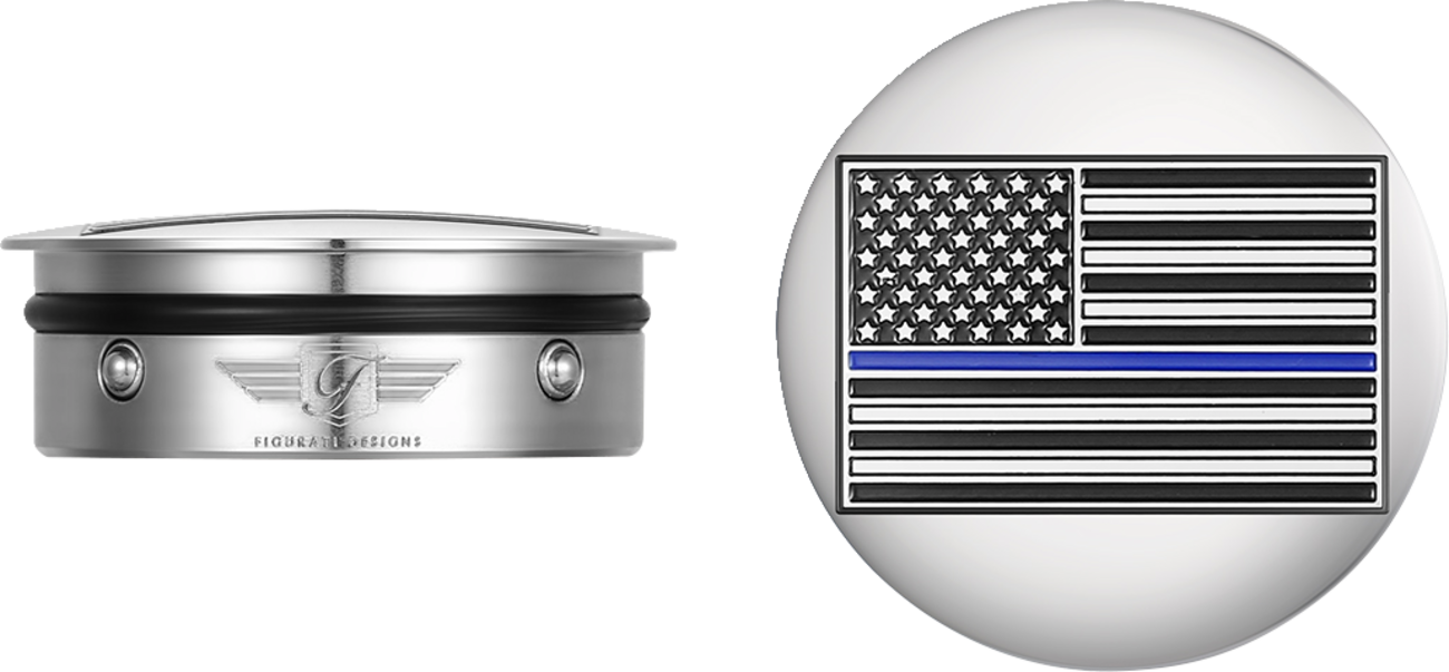 Figurati Designs Swing Arm Pivot Covers for Harley Touring 1985-2025