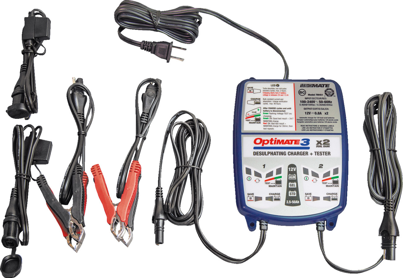 TECMATE OptiMate™ 3 Multi-Battery Charger and Maintainer