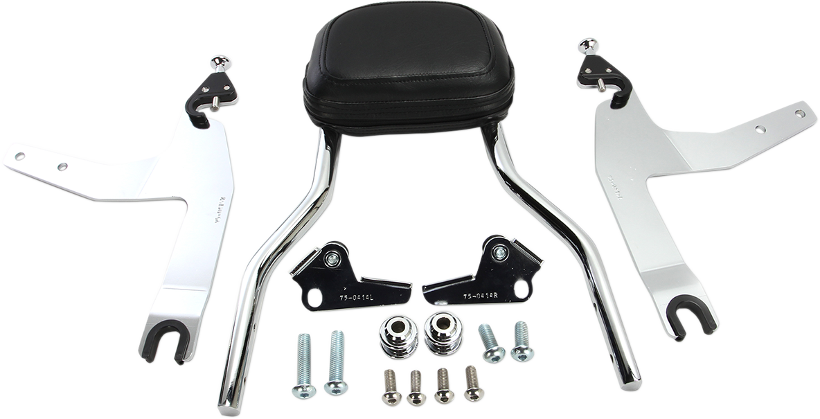 Cobra Round Detachable Backrest For Harley Softail 2006-2017