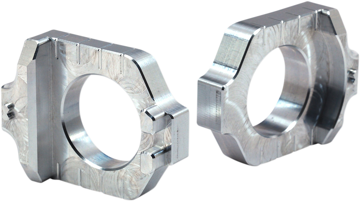 Works Connection Elite Axle Blocks Kawasaki / Suzuki 125cc-450cc 2003-2025