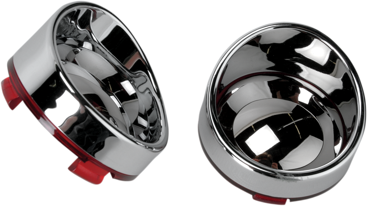 Drag specialties Visor-Style Bezel/Lenses - Red/Mirror