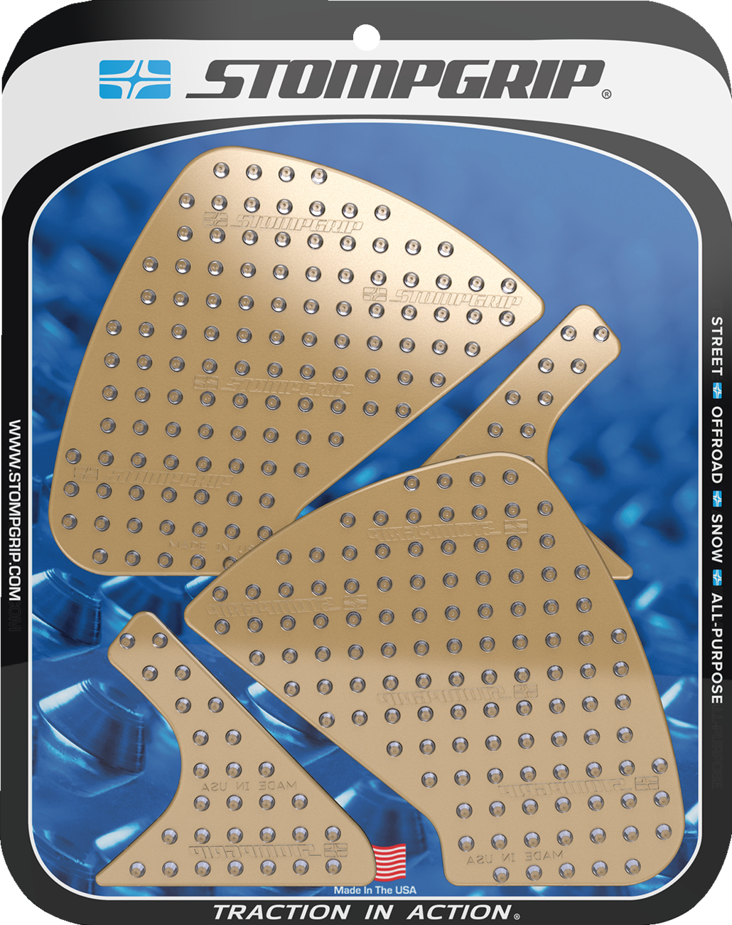 STOMPGRIP Volcano Profile Traction Pad Tank Grips