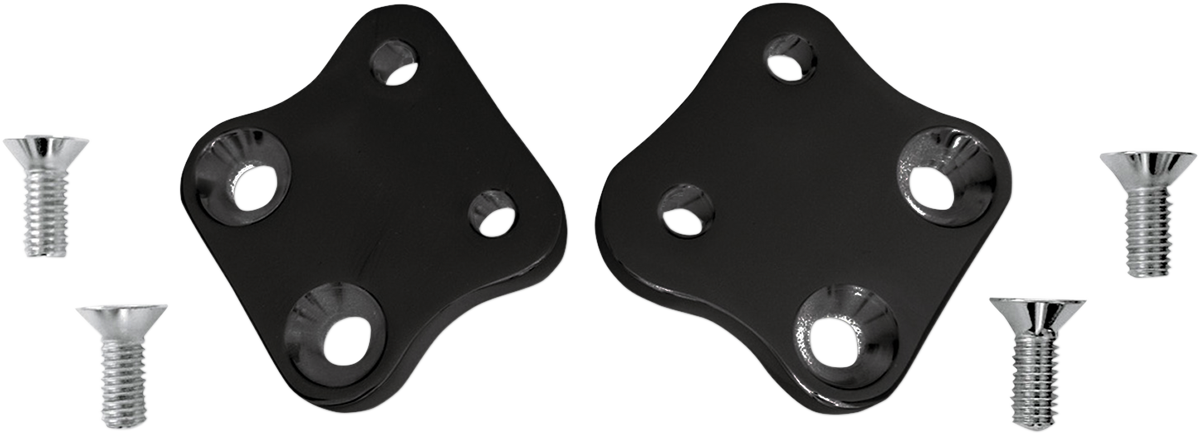 Accutronix Forward Control Kick Back Plates For Harley Dyna 1991-2017