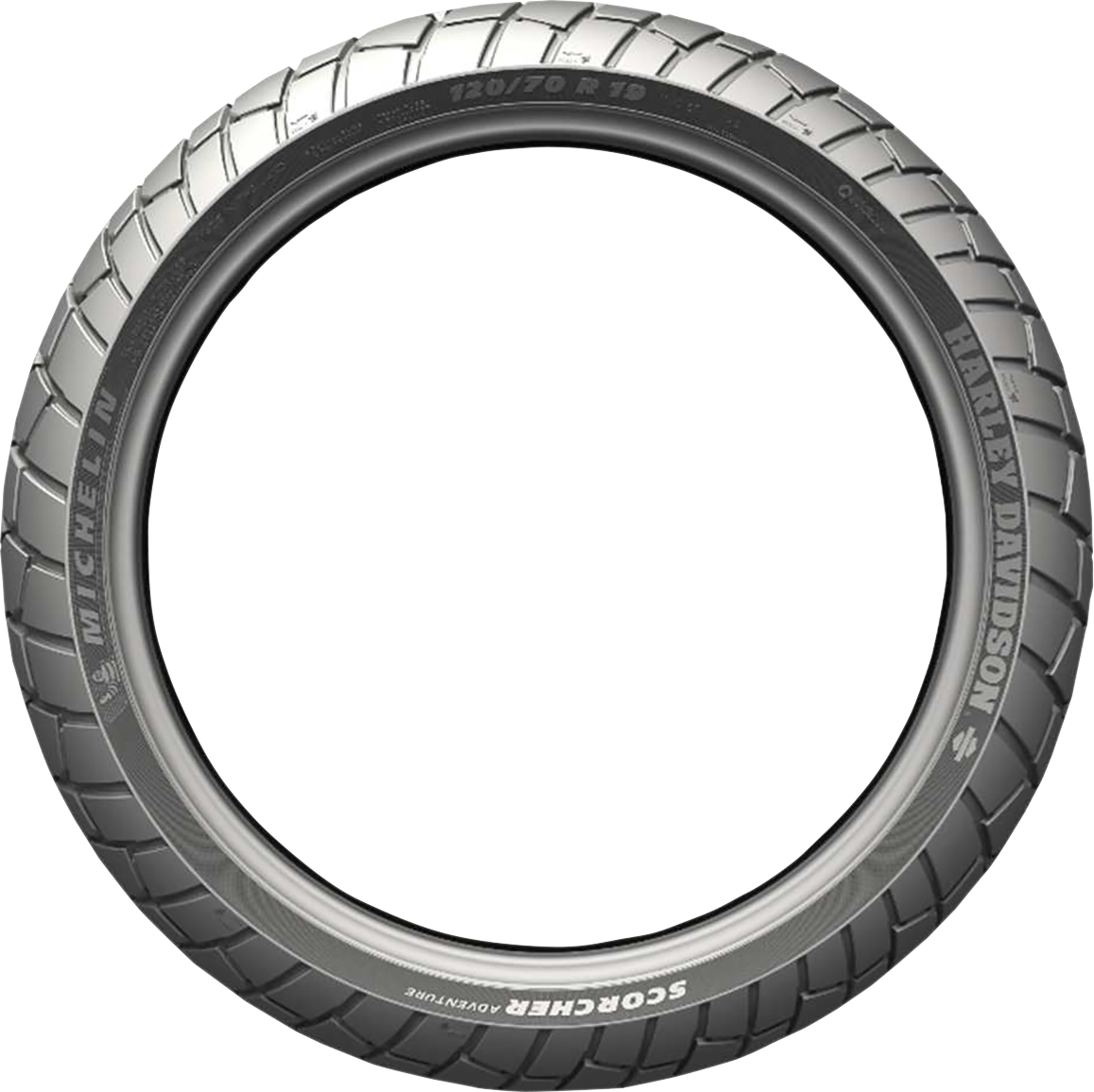 Michelin Tire - Scorcher Adventure - Front - 120/70R19 - 60V