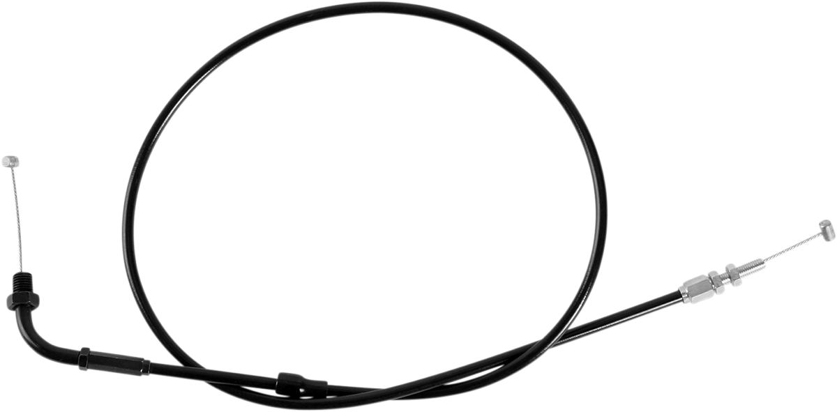 Black Vinyl Throttle Cable