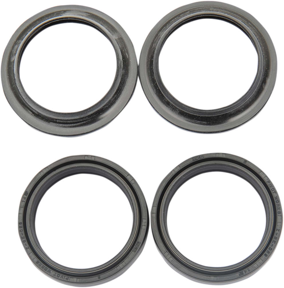 Pivot works Fork Seal Kit - 42 mm ID x 54/59.50 mm OD Ducati/Honda/Kawasaki/Suzuki/Triumph/Yamaha/Beta