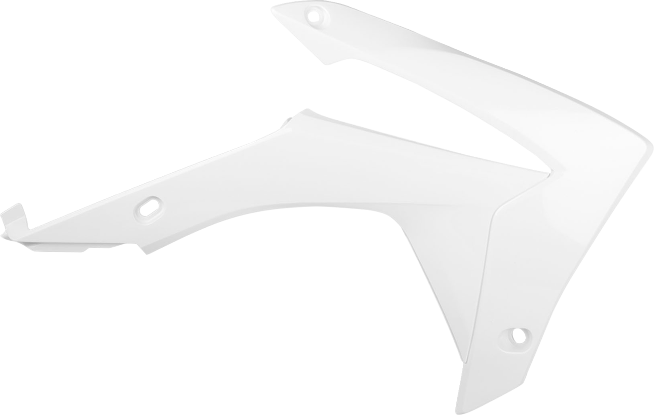 Polisport Radiator Cover White 8417100002 2014-2017 Honda CRF250R CRF450R
