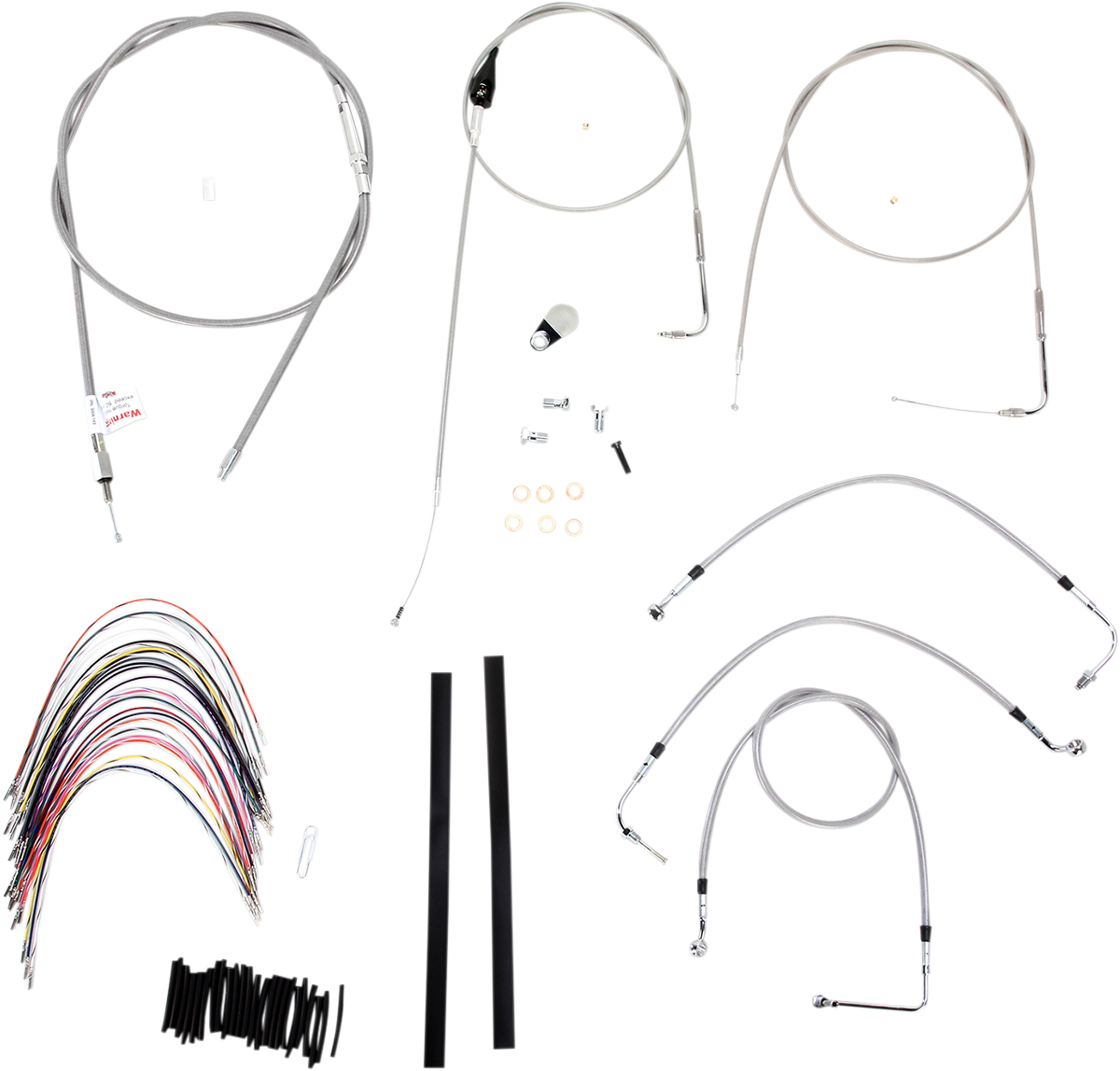 Burly Handlebar Cable Installation Kit For Harley w/ ABS