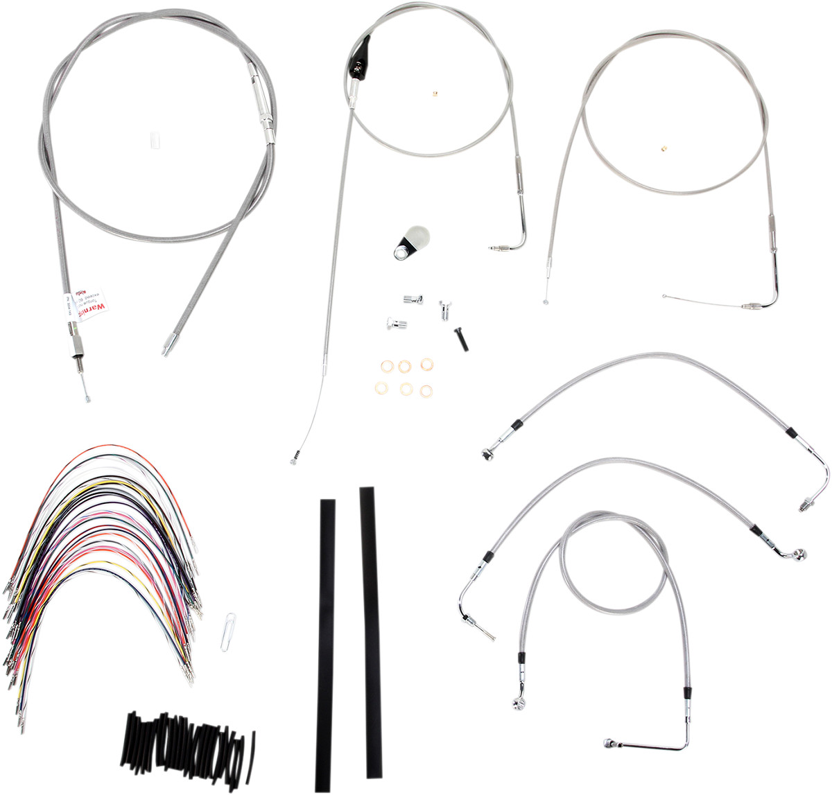 Burly Handlebar Cable Installation Kit For Harley Road King / Glide 2000-2006