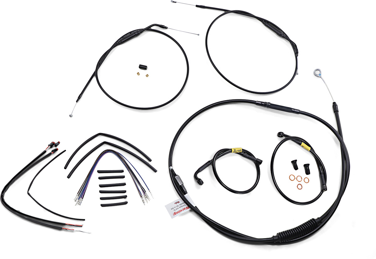 Burly Handlebar Cable Installation Kit For Harley FXDWG w/ ABS 2012-2017
