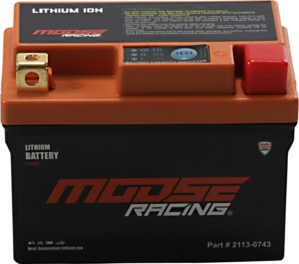Moose Racing Lithium Ion Battery 70-19 BMW Suzuki Kawasaki Yamaha Honda