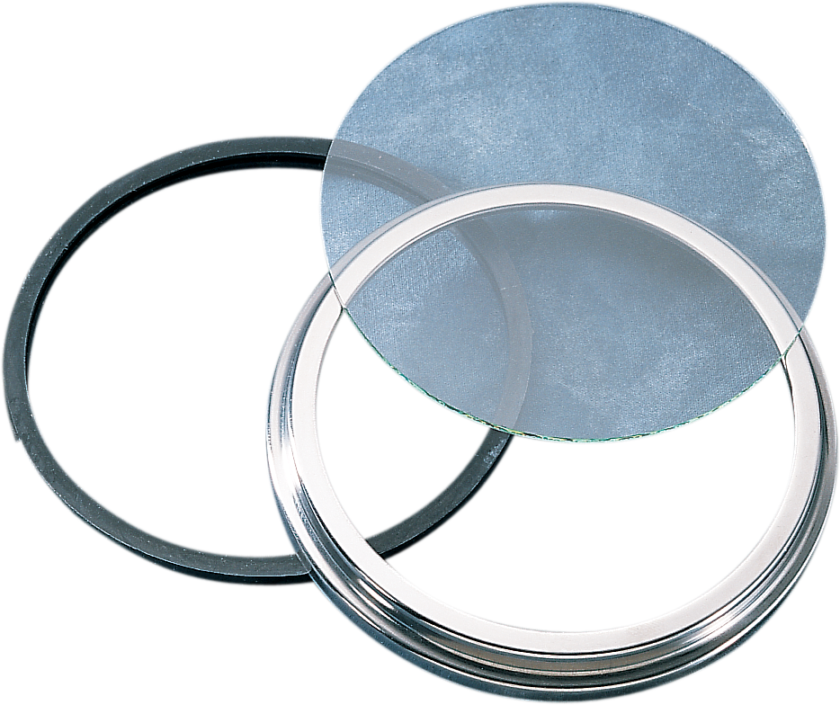 Drag specialties Bezel/Lens Kit for FL-Style Speedometer - 5" Diameter