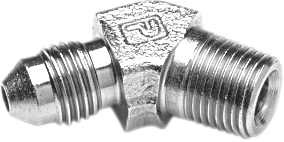 Goodridge Fitting - -3 to 1/8" NPT - 45° - Chrome