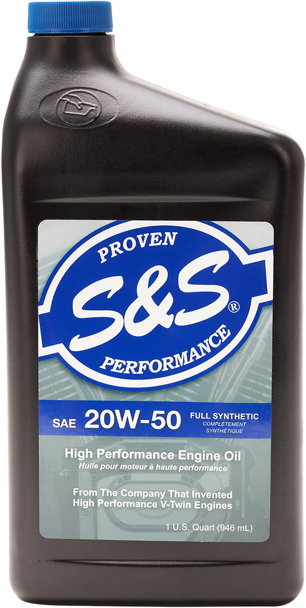 S&S CYCLE High Performance Synthetic 20W-50 Engine Oil