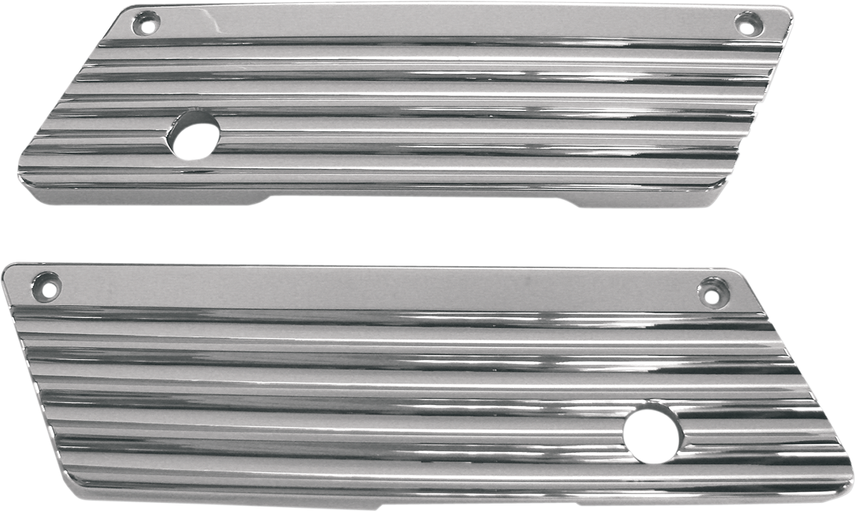 JOKER MACHINE Finned Saddlebag Latch Covers