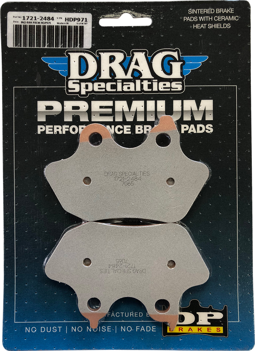 Drag specialties Sintered Brake Pads - Softail Harley Davidson