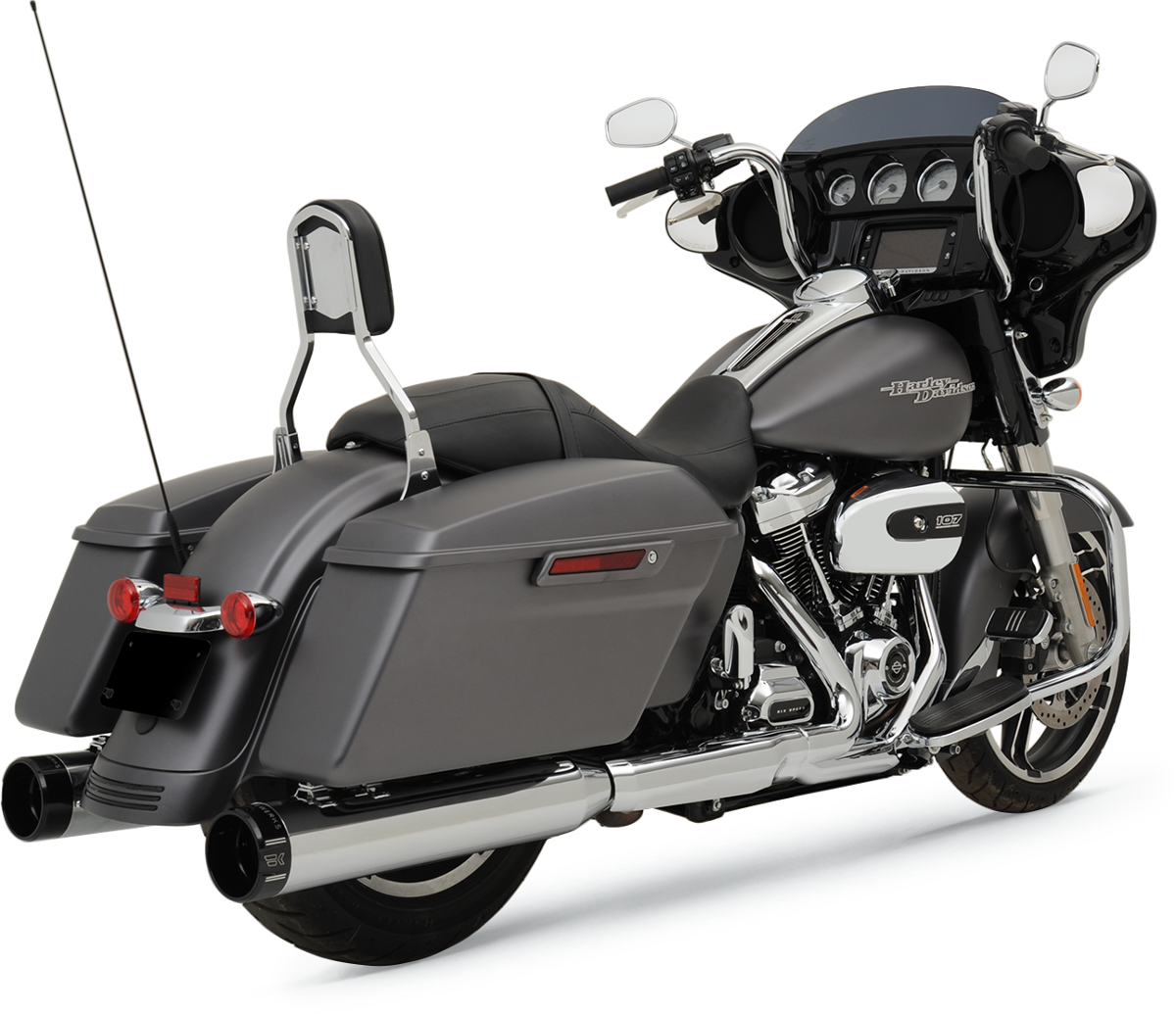 Khrome Werks HP-Plus Chrome Slip on Mufflers for 17-19 Harley Touring ...