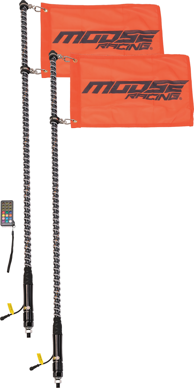 MOOSE OFFROAD Quick Disconnect Angel Whip Lights