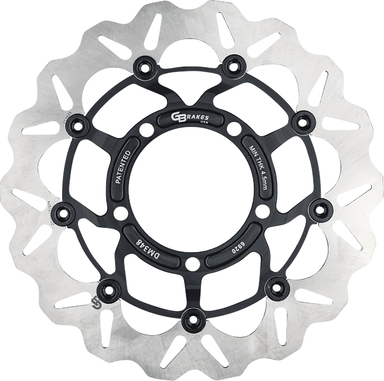 GBRAKES Floating Wave Brake Rotor