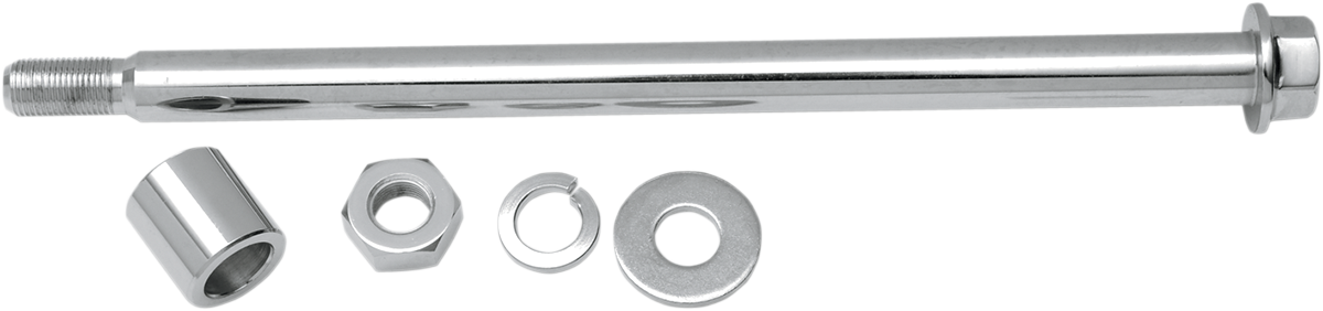 Drag specialties Axle Kit - Rear - Chrome - '80-'86 Harley-Davidson Harley Davidson