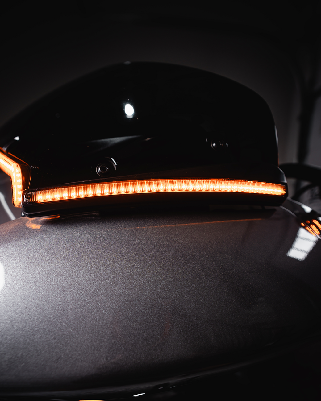 Custom Dynamics Side Facing LED Windshield Trim With Turn Signals For Harley FLTRX/S 2023-2025