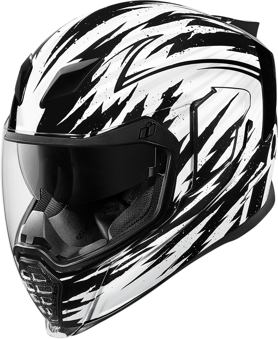 Motorcycle Helmets Icon Airflite Full Face Black Krom Motorcycle Helmet Xs 3xl Motors Apparel Merchandise Futablog Org