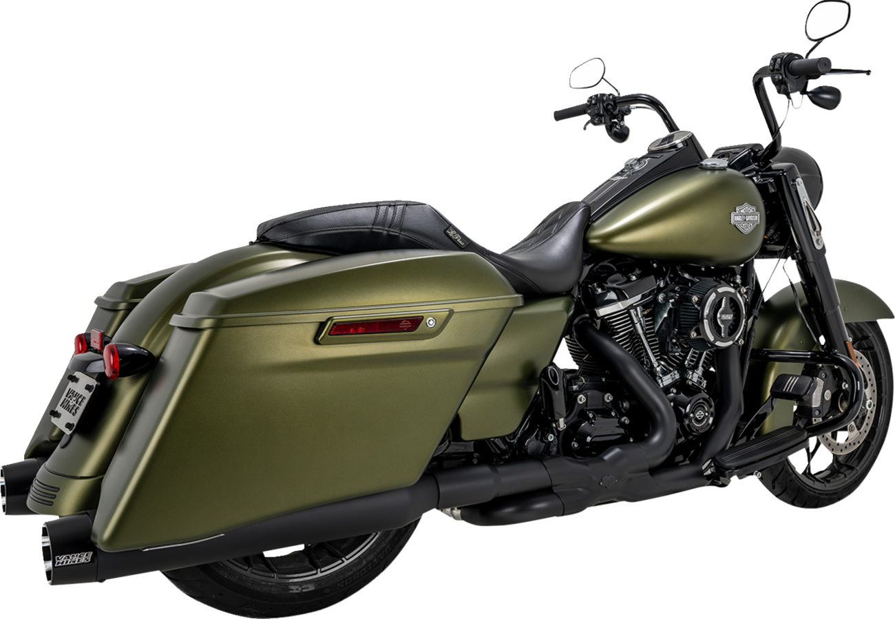Vance & hines Blackbird 450 Slip-On Mufflers - Black Harley Davidson