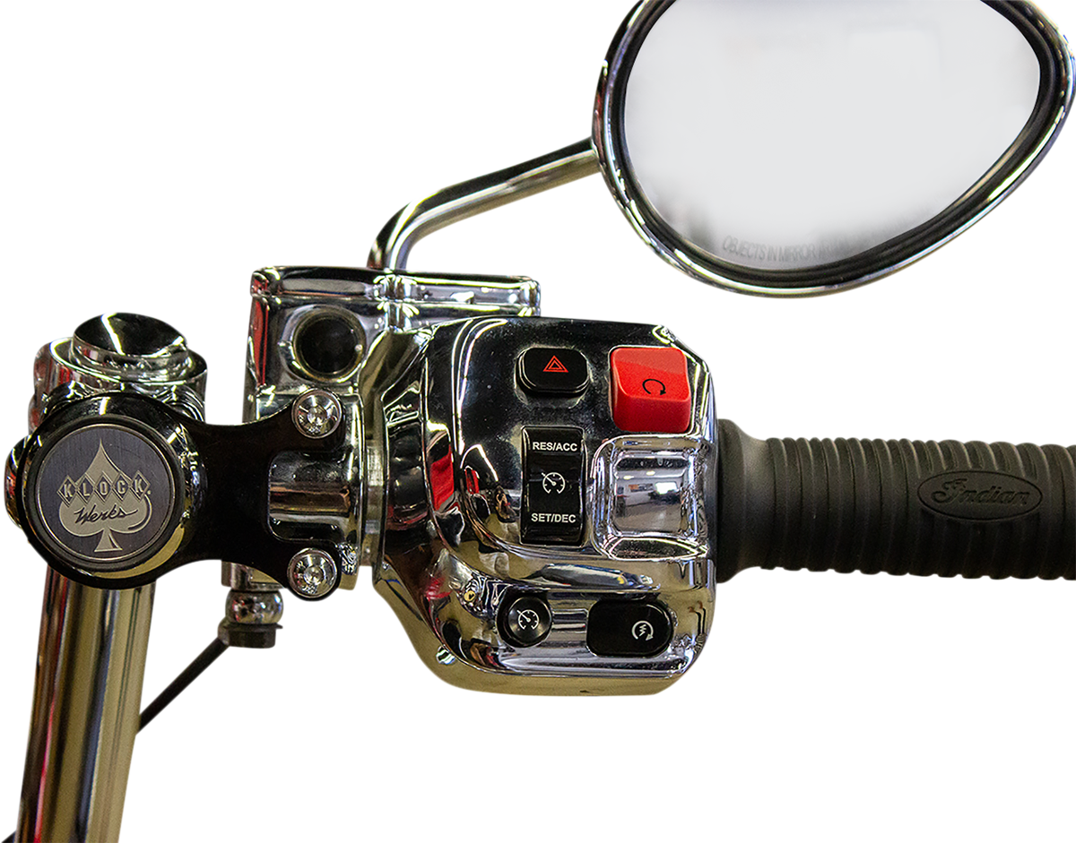KLOCK WERKS iOmount™ Handlebar Switch Mount for Indian