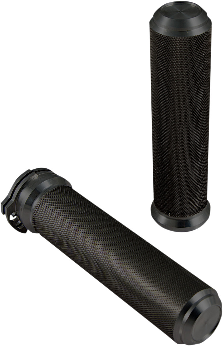 Speed Merchant Aluminum Grips For Harley With Dual Cable Throttle