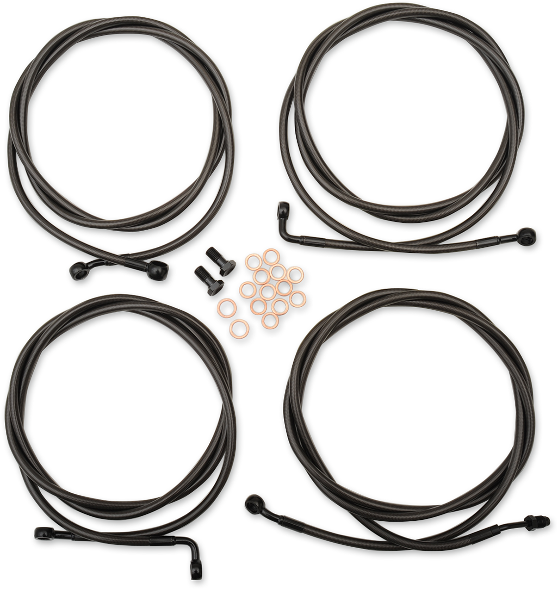 La Choppers Midnight Mini Ape Handlebar ABS Cable Kit for 17-19 Harley Touring