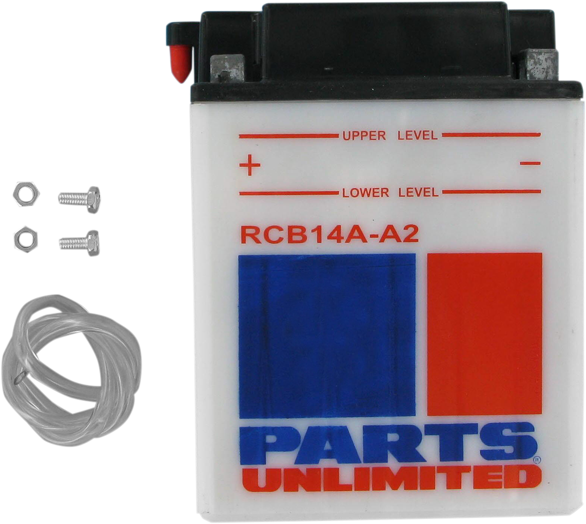 Parts unlimited Battery - YB14A-A2 Polaris/Kawasaki/Honda/Suzuki/Yamaha/Linhai/Ducati