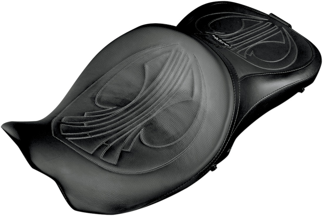 Danny Gray Long Haul 2-Up Seat With Backrest Capability For Harley Touring 2008-2025