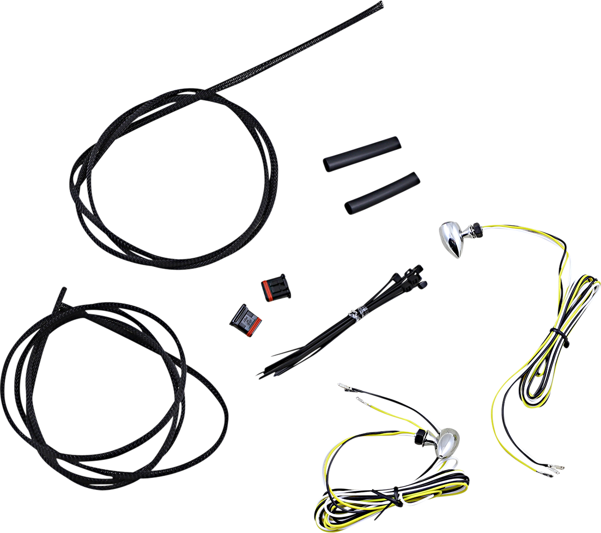 Custom dynamics Micro Turn Signals - Dual - Amber/White - Chrome