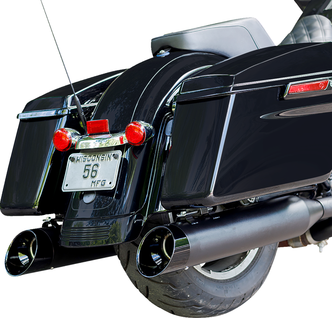 S&S Cycle MK45 4.5" Cutlass Slip-On Mufflers For Harley Touring 1996-2016