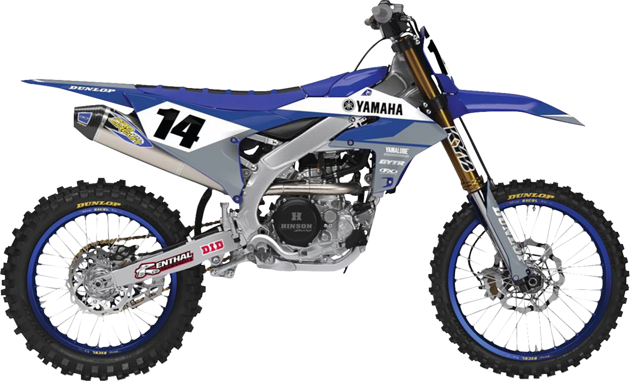 Factory Effex EVO 21 Shroud / Airbox Graphics Kit Yamaha YZ125 / X / YZ250 / X 2022-2025