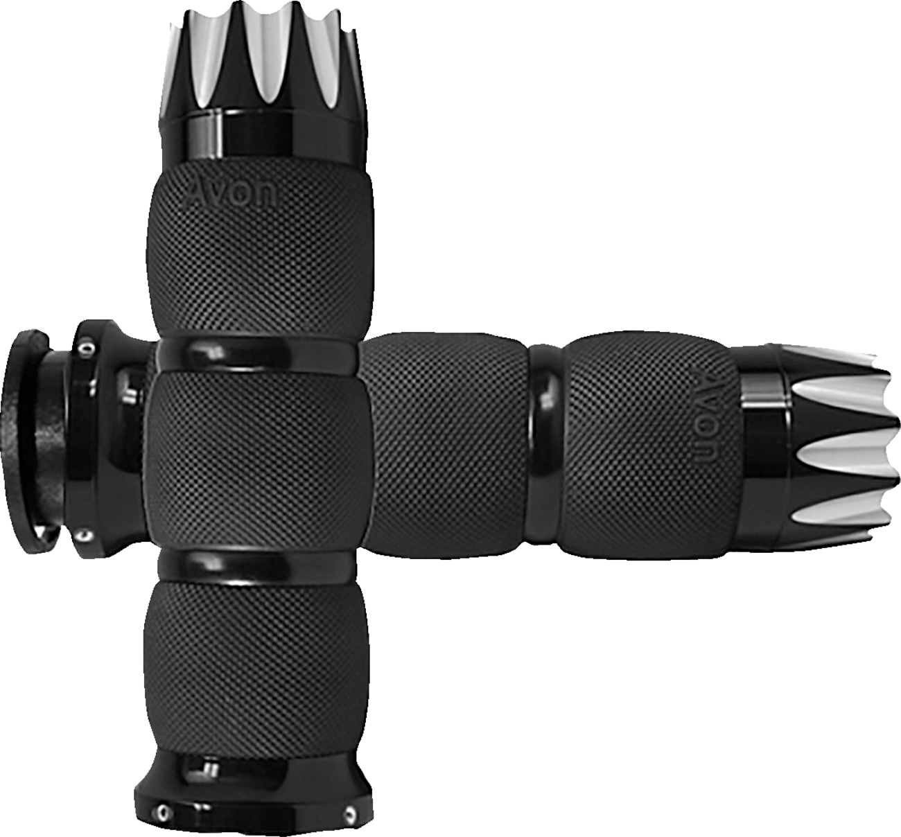 AVON GRIPS (IN-TO-AIR-90A-E) Excalibur Air Cushioned Grips | Grips - Excalibur - Air Cushioned - Indian - Black