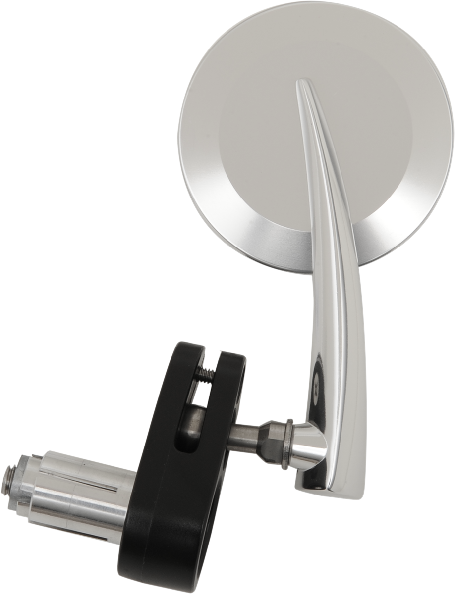 Emgo Mirror - Side View - Round - Polished - Left